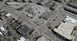 Figure 3. Aerial photo of the site during use as a bulk terminal.